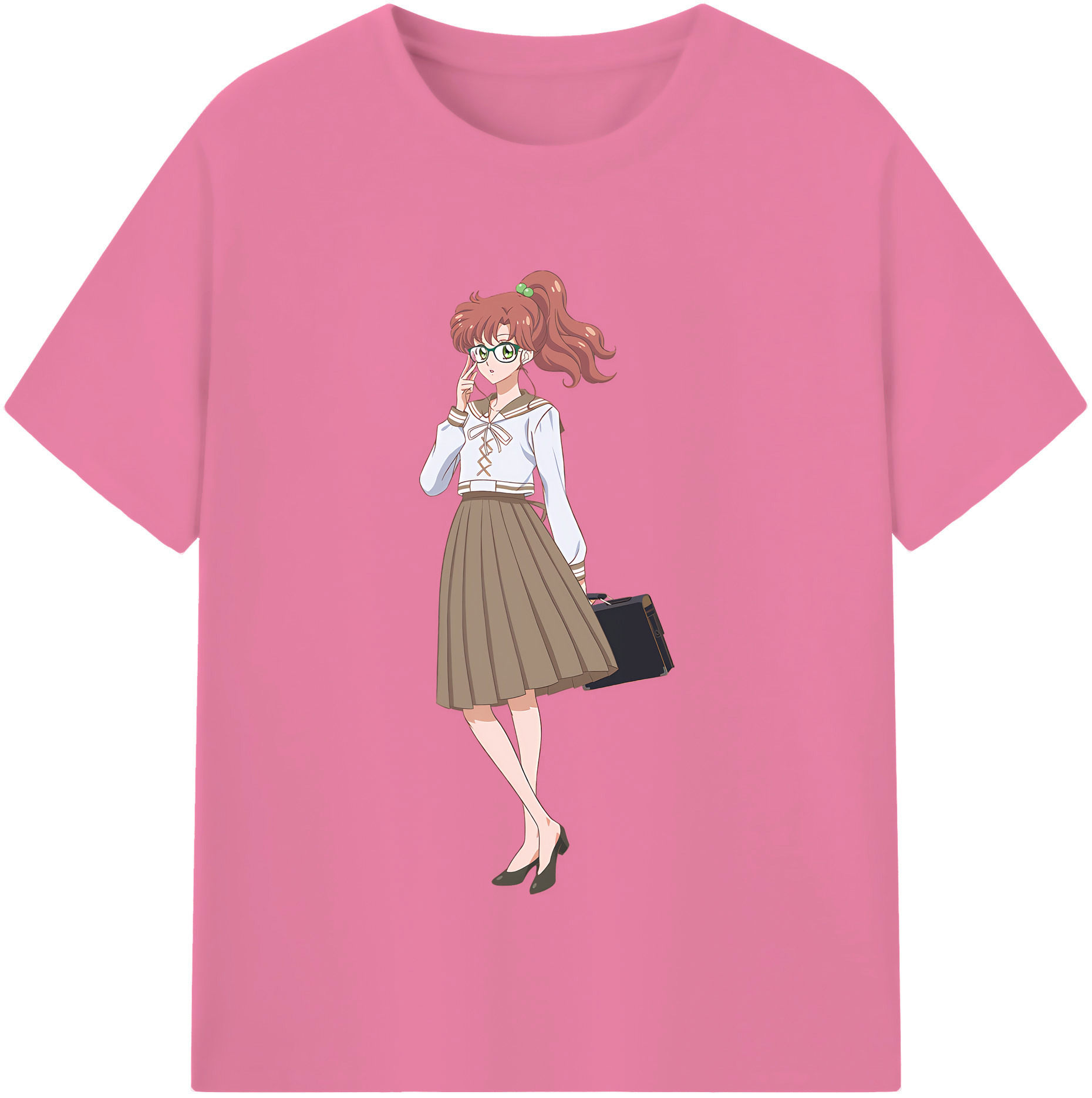 （画像用） 美少女戦士セーラームーン 木野 まこと きの まこと Sailor Moon Kino Makoto （セーラージュピター；Sailor Jupiter） 綿100％半袖Tシャツ（フロントプリント）